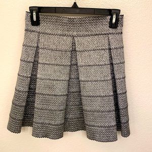 Silver Fit and Flare XS skirt